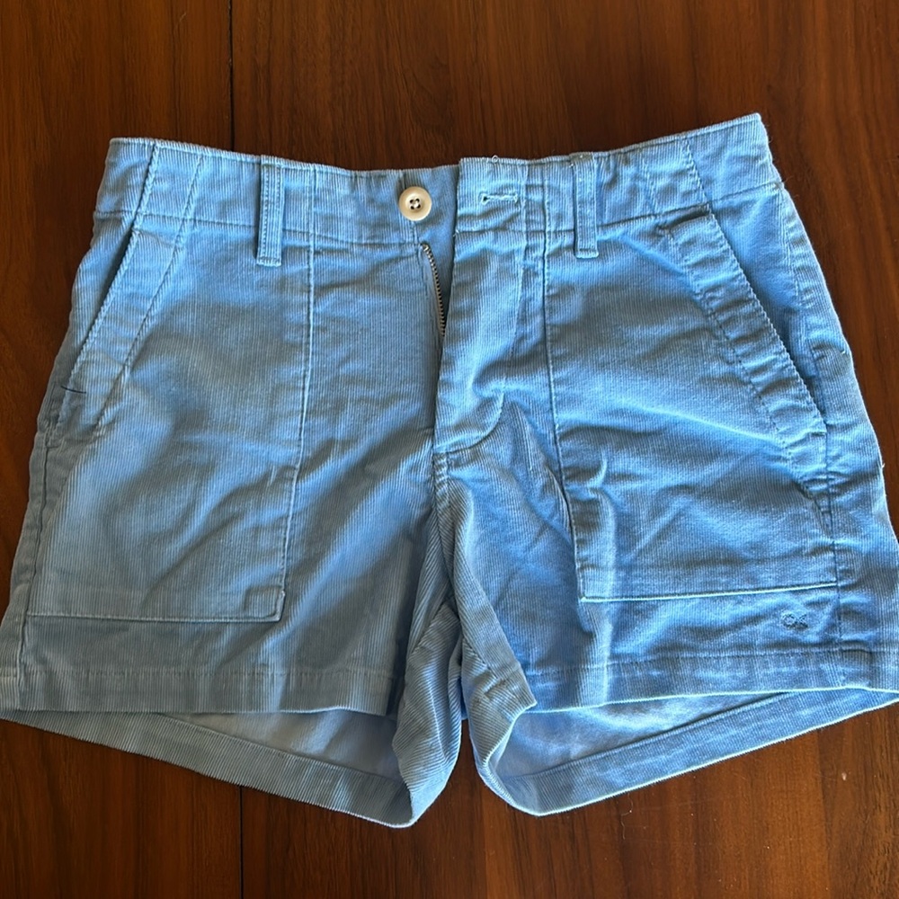 Outerknown Light Blue Women's Cord Shorts